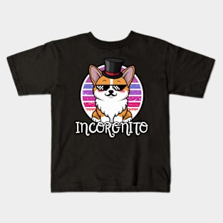 Corgi Incorgnito Kids T-Shirt